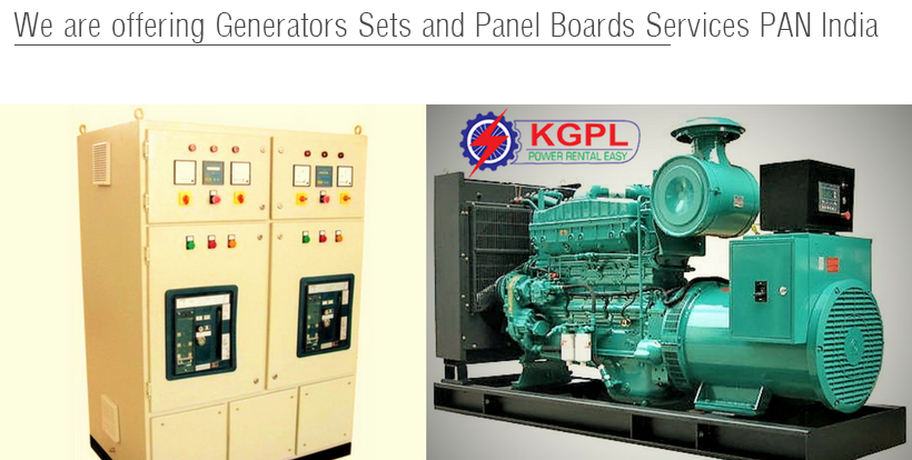 Generators Sets and Panel Boards